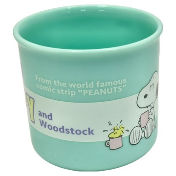 Skater 塑膠AG抗菌水杯  Snoopy 綠色  1個  200ml