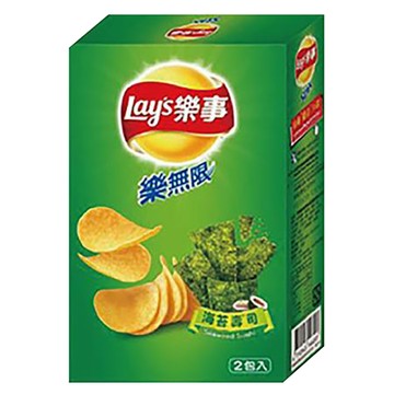 樂事洋芋片經濟包/海苔/51gx2包/盒