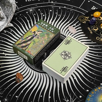 🔥臺灣新品🔥 12*7史密斯韋特塔羅牌中文版80張帶解析百年經典塔牌羅初學者taro VQME新品 便捷 熱賣 輕盈