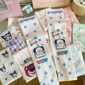 夏季卡通可愛冰袖冰絲防曬袖套女戶外運動學生遮陽手臂套冰絲袖鑫弘-素時衣櫥