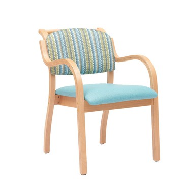 現代簡約醫院養老院家具適老椅曲木餐椅療養院老年人家具餐廳椅子 雙11全館免運