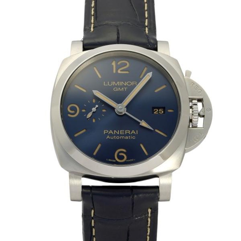 パネライ PANERAI ルミノール GMT PAM01033 ブルー文字盤 中古 腕時計 メンズ | LINEショッピング