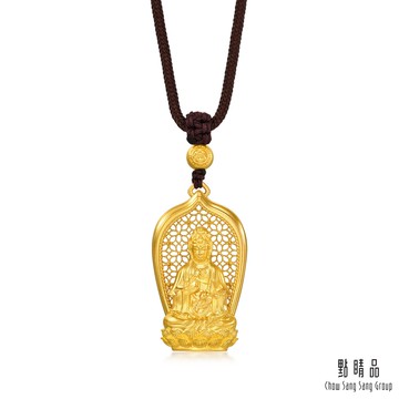 點睛品 瀝水觀音 黃金項鍊_計價黃金