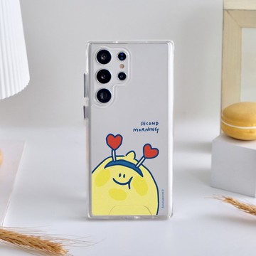 Second Morning愛心髮箍防摔透明SAMSUNG手機殼