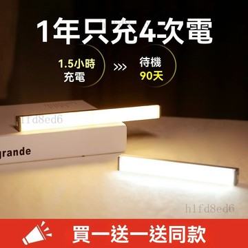 ❤️房間 小夜燈 夜燈 人體感應小夜燈家用過道樓梯聲控智能樓道光控長條床頭燈櫥櫃充電❤️