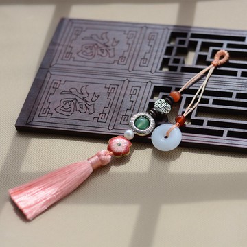 中國風流蘇掛件民族風中式復古旗袍壓襟手工制作瑪瑙裝飾品胸針女