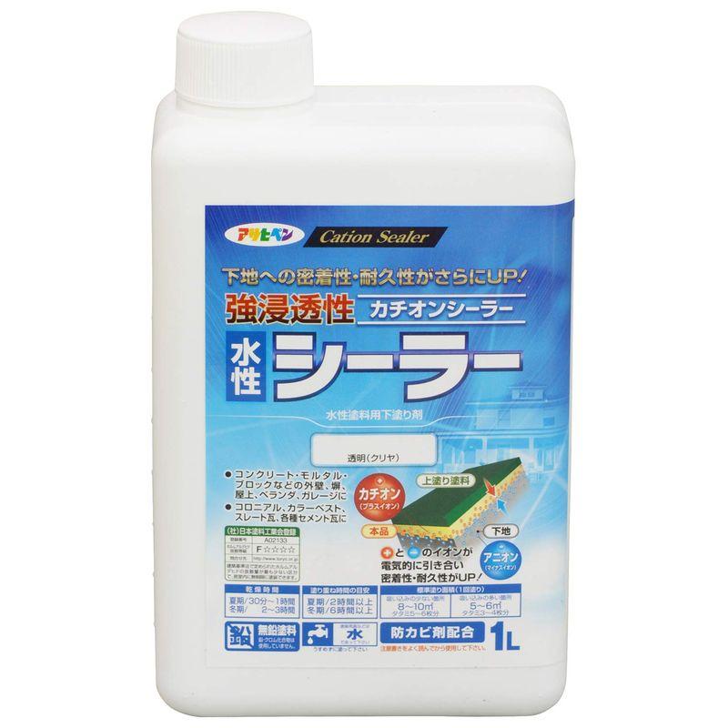 アサヒペン 樹脂 強浸透性水性シーラー 透明 1L LINEショッピング