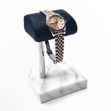 Tosca | Leather Watch Stand-Single White 大理石真皮錶座