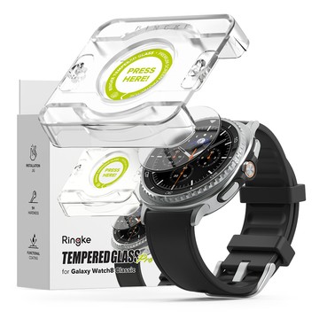 Rearth Ringke 三星 Galaxy Watch 8 Classic (46mm) 玻璃螢幕保護貼(2片裝)