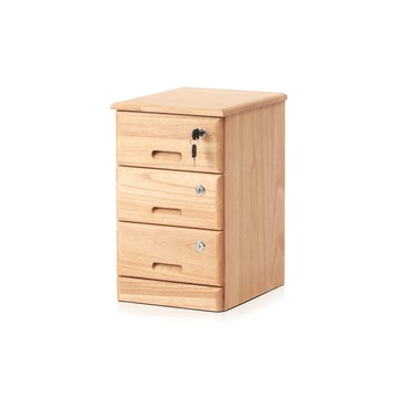 【桐趣】職人日誌實木3抽A4文件櫃-2色可選原木