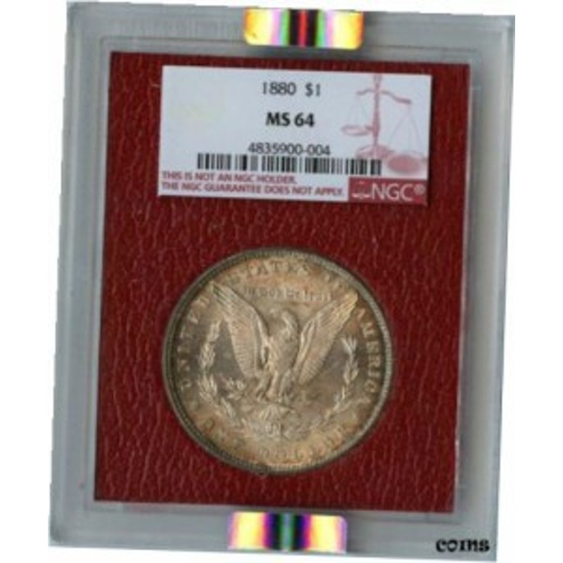 品質保証書付】 アンティークコイン NGC PCGS 1880 Morgan Dollar S$1