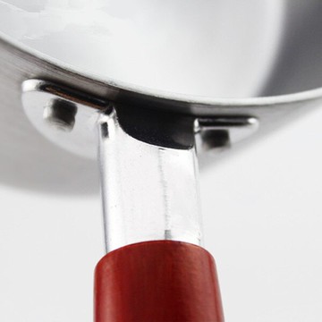 木柄雪平鍋加厚式鋁制汁鍋湯粉煮食鍋鋁汁鍋粥鍋奶鍋煮奶