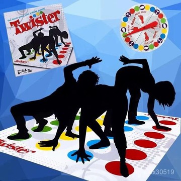 🍒臺灣熱賣🍒轟趴聚會大遊戲身體扭扭樂墊twisterr平衡地毯扭扭樂互動桌遊玩具