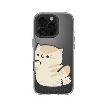 iPhone 16 Pro Clear Case（相機按鈕） 透明 - fluffystar 毛絨絨星人 - Bobo貼貼