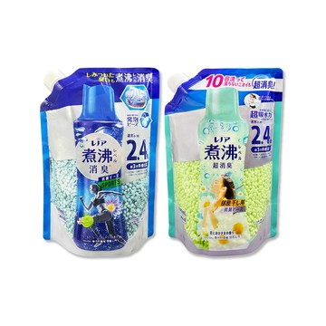 P&G 日本Lenor煮沸般超消臭衣物除臭芳香顆粒香香豆補充包1040ml/袋(運動清爽/室內消臭_2款可選)