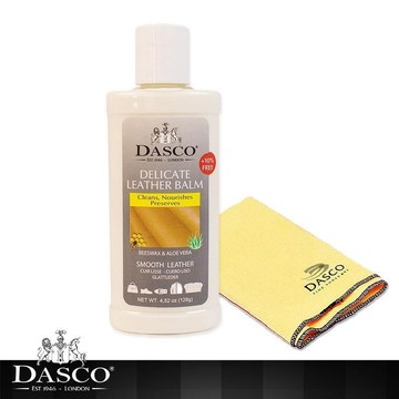 DASCO 3838蜂蠟蘆薈皮革乳+高級拋光棉布