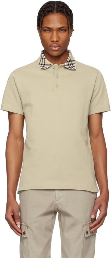 Burberry 灰褐色 Polo 衫