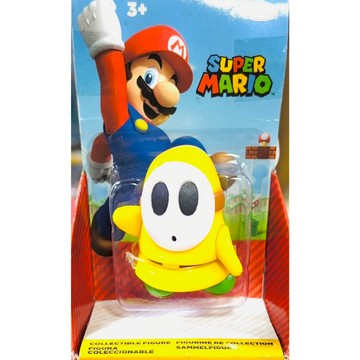 (不挑盒況)A41362 任天堂2.5吋公仔W37 黃色嘿吼 2.5吋公仔關節可動