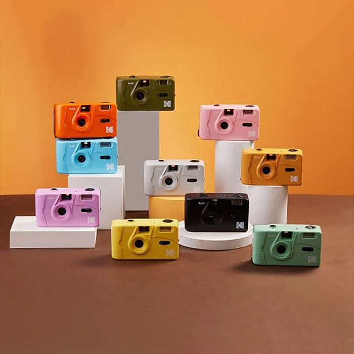 【Kodak 柯達】Kodak柯達底片相機 M35 底片相機 (官方直營)蔚湖藍