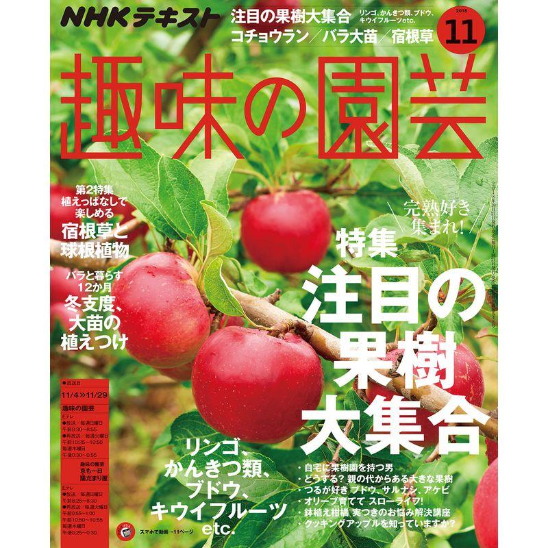 NHKテキスト趣味の園芸 2018年 11 月号 雑誌