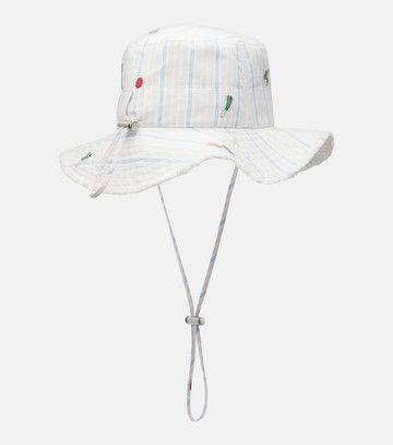 Jacquemus Le Bob Artichaut striped cotton canvas bucket hat