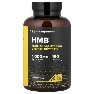 Primaforce, HMB，1000 毫克，180 粒膠囊（每粒膠囊 500 毫克）
