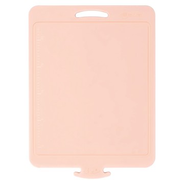 sillymann 100%鉑金矽膠時尚美型料理砧板  淡粉色  24.4 x 33.4 x 0.46cm  1個