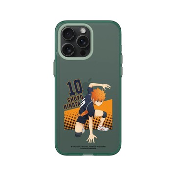 iPhone 15 Pro Max Clear 憂墨綠 - 排球少年 Haikyu!! - 人氣球員 - 日向翔陽