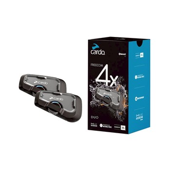 Cardo FREECOM 4X 安全帽通訊藍牙耳機 (雙入組) 雙入組