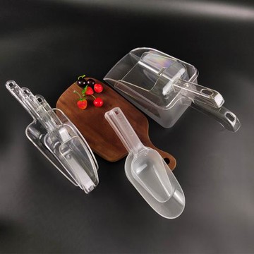 加厚PC塑料透明冰鏟面粉勺谷物鏟爆米花鏟冰糖鏟堅果鏟五谷雜糧鏟