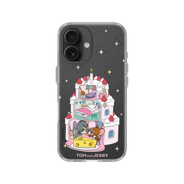 iPhone 16 Clear 透明 - 湯姆貓與傑利鼠 Tom and Jerry - 生日快樂!