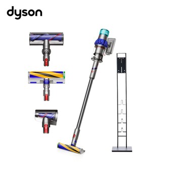 【戴森 Dyson】🎁生日禮物👩‍❤️‍👨SV47 V15 Detect Fluffy 智慧無線吸塵器 (送專用收納架+原廠電動碳纖維地毯吸頭)