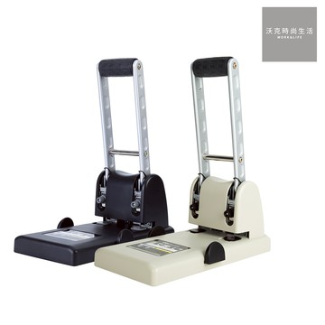 【Deli得力】兩孔重型打孔機/E0130/黑色/米色/100張|沃克