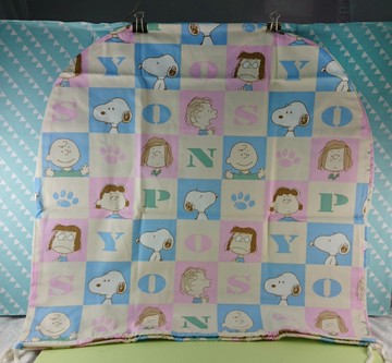 【震撼精品百貨】史奴比Peanuts Snoopy ~防塵大束口袋_粉藍