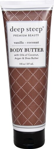Deep Steep Coconut Body Butter Vanilla Coconut 8 oz