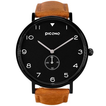 PICONO SPY S系列簡約手錶 黑色 / YS-7201