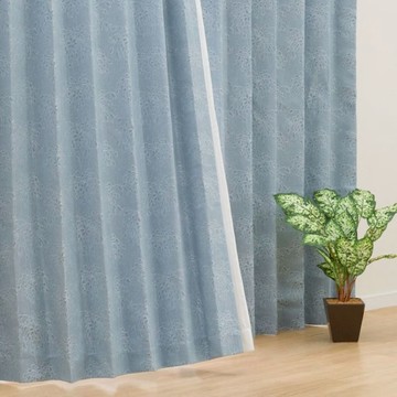 遮光2級 隔熱 窗簾兩件組 DH49 BL 100×200×2 NITORI宜得利家居