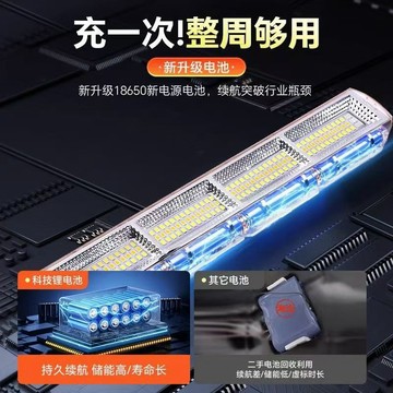 快速出貨🌷LED 充電燈 磁吸燈  擺攤燈管充電燈管 露營燈 擺攤燈 防水燈 照明燈 磁吸燈管 工作燈