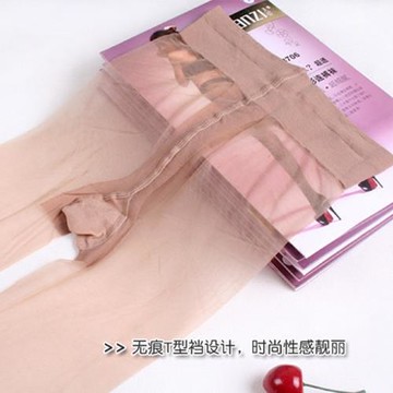 天姿超薄防勾腳尖透明T襠連褲襪