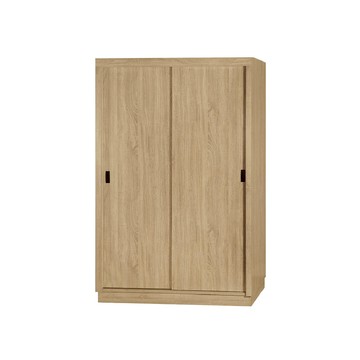 ASSARI-湯米4尺推門衣櫃(寬120x深57x高197cm)白梧桐