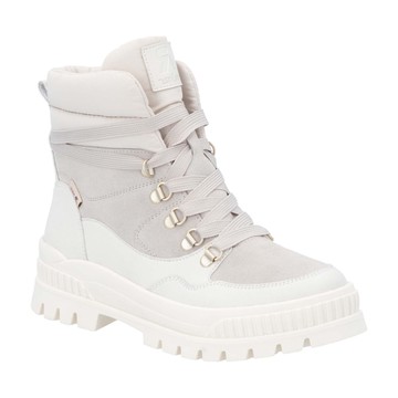 R-EVOLUTION WHITE CASUAL CLOSED LADIES MID HEIGHT BOOTS 白色女款鞋子