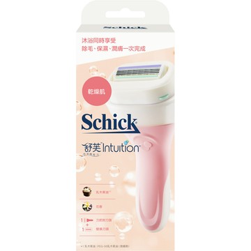 【Schick舒適牌】 舒芙仕女 除毛刀把 乾燥肌用 刀把 1入 潤膚皂刀頭 2入