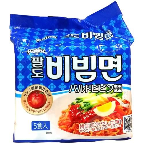 パルド ビビン麺 130g マルチパック (5個入)   韓国食品 韓国ラーメン