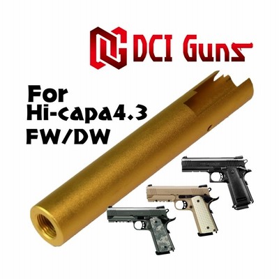 DCI Guns 11mm正ネジアウターバレル ハイキャパ4.3/FW/DW4.3用