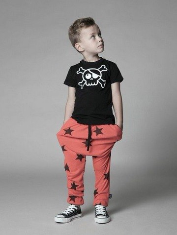 2015 春夏 NUNUNU 滿版星星款棉質飛鼠褲