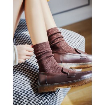 黑色亮絲銀蔥襪子女堆堆襪秋冬韓國中筒襪日系春夏閃亮長筒潮網紅