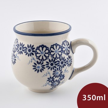 波蘭陶 覓境隨花系列 胖胖杯 350ml 波蘭手工製