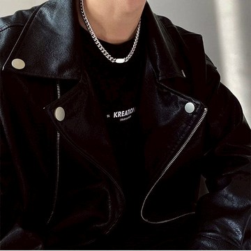 【衣衫倉庫】古巴項鍊  鈦鋼項鍊 百搭 項鍊 嘻哈項鍊 不掉色 鈦鋼 韓國 簡約