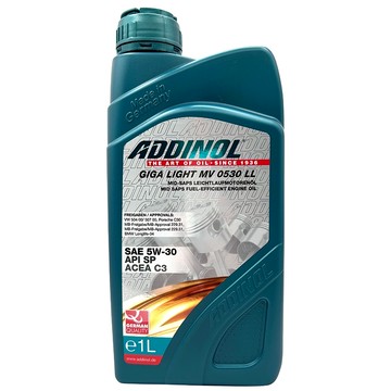 【車百購】 ADDINOL GIGA LIGHT MV 5W30 LL 全合成機油 汽柴油引擎機油 渦輪引擎適用