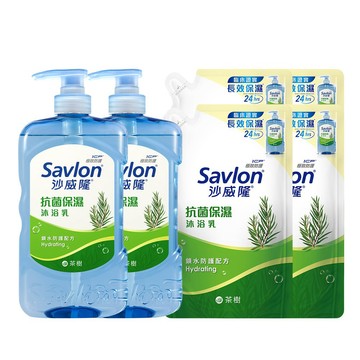 【蝦皮直營】沙威隆-抗菌保濕沐浴乳 850g / 補充包600g 身體清潔